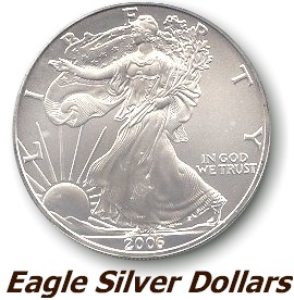 silver eagle dollars